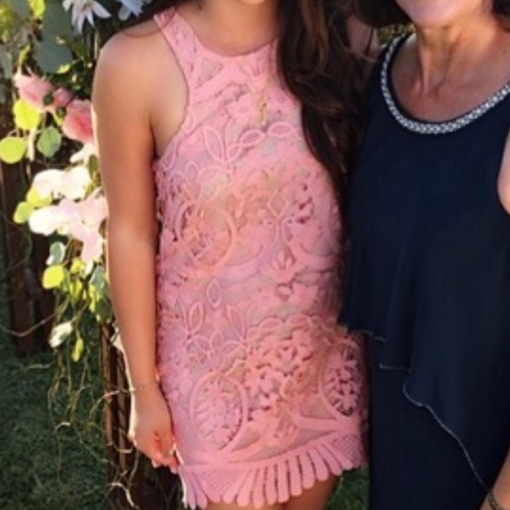 Lovers and Friends Pink Mini Dress